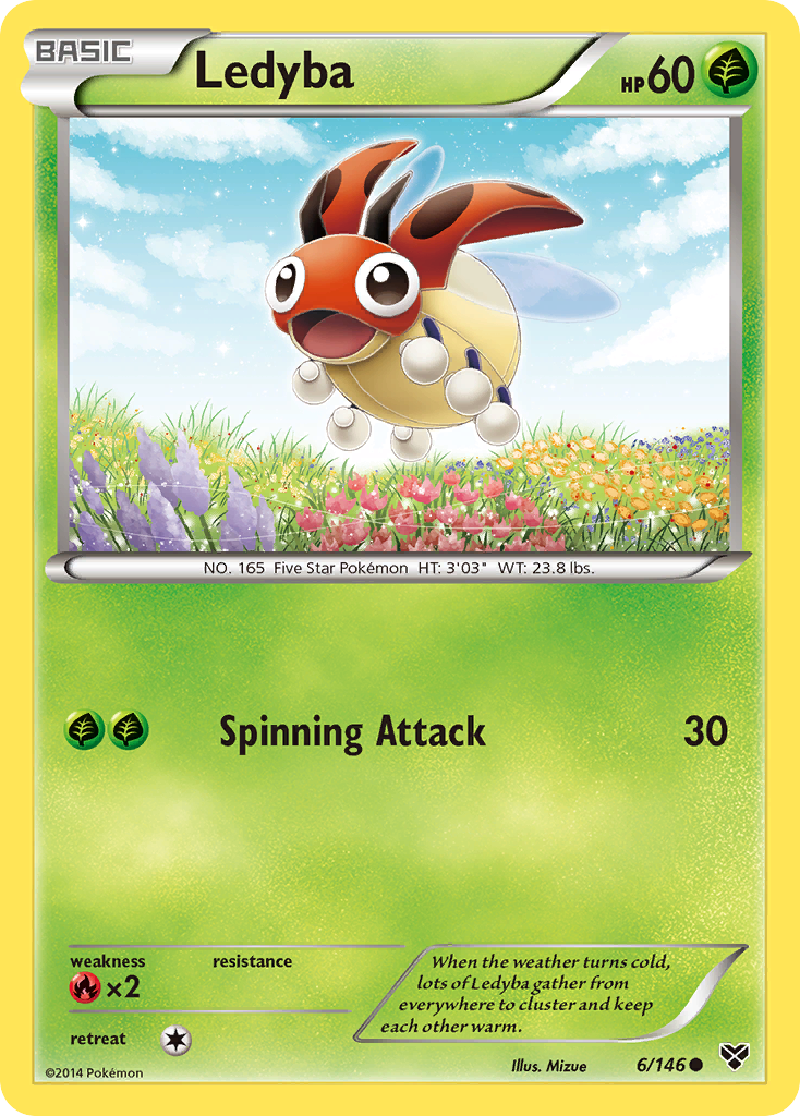 Ledyba (6/146) [XY: Base Set] | The Time Vault CA