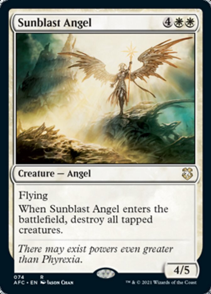 Sunblast Angel [Dungeons & Dragons: Adventures in the Forgotten Realms Commander] | The Time Vault CA