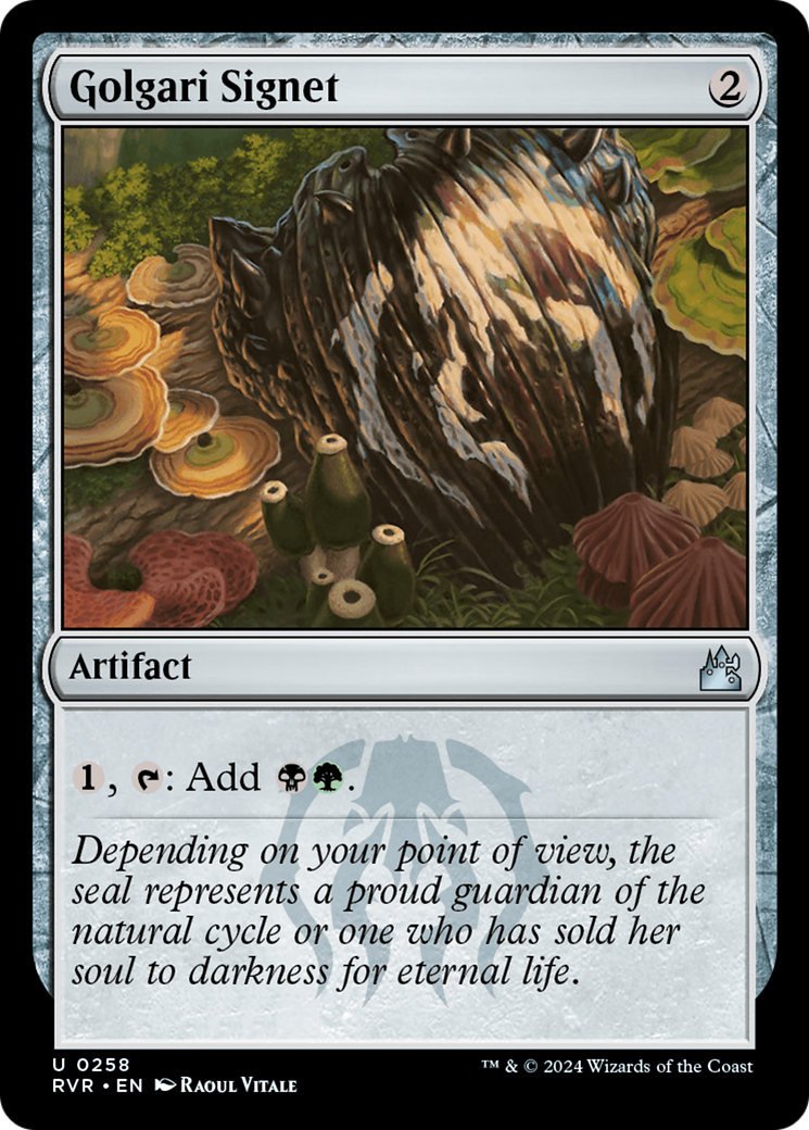 Golgari Signet [Ravnica Remastered] | The Time Vault CA