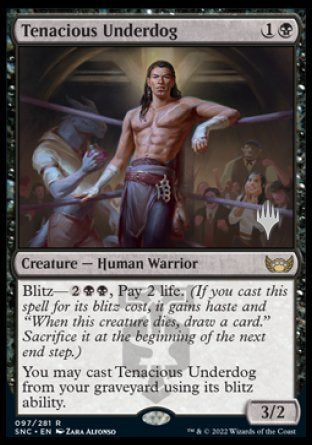 Tenacious Underdog (Promo Pack) [Streets of New Capenna Promos] | The Time Vault CA