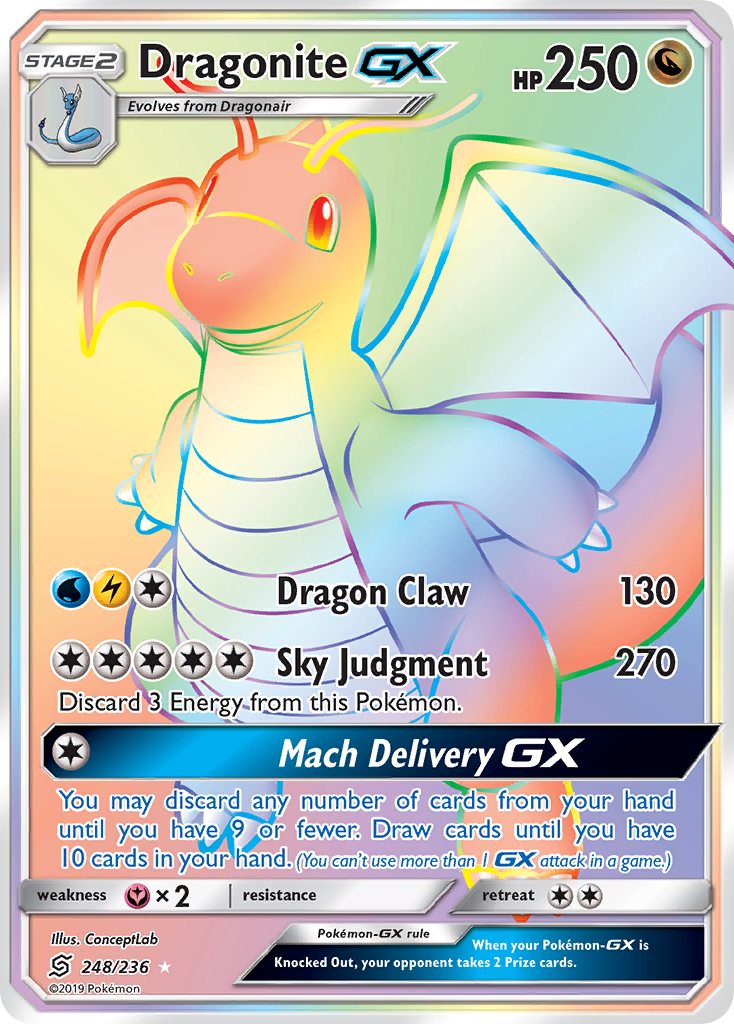 Dragonite GX (248/236) [Sun & Moon: Unified Minds] | The Time Vault CA