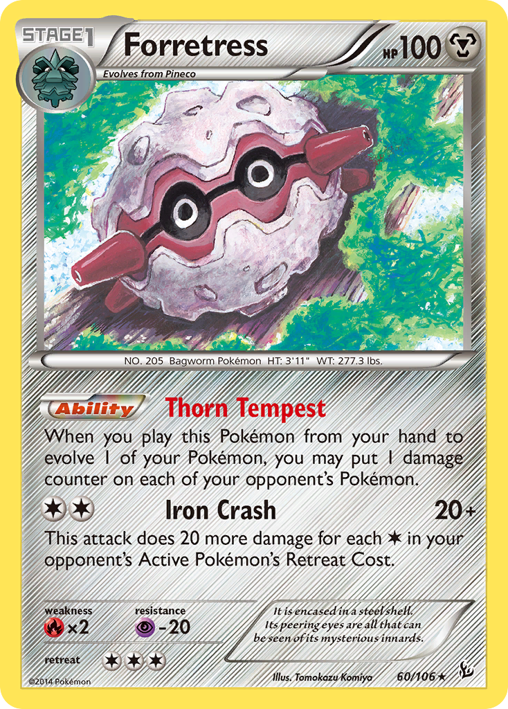 Forretress (60/106) [XY: Flashfire] | The Time Vault CA