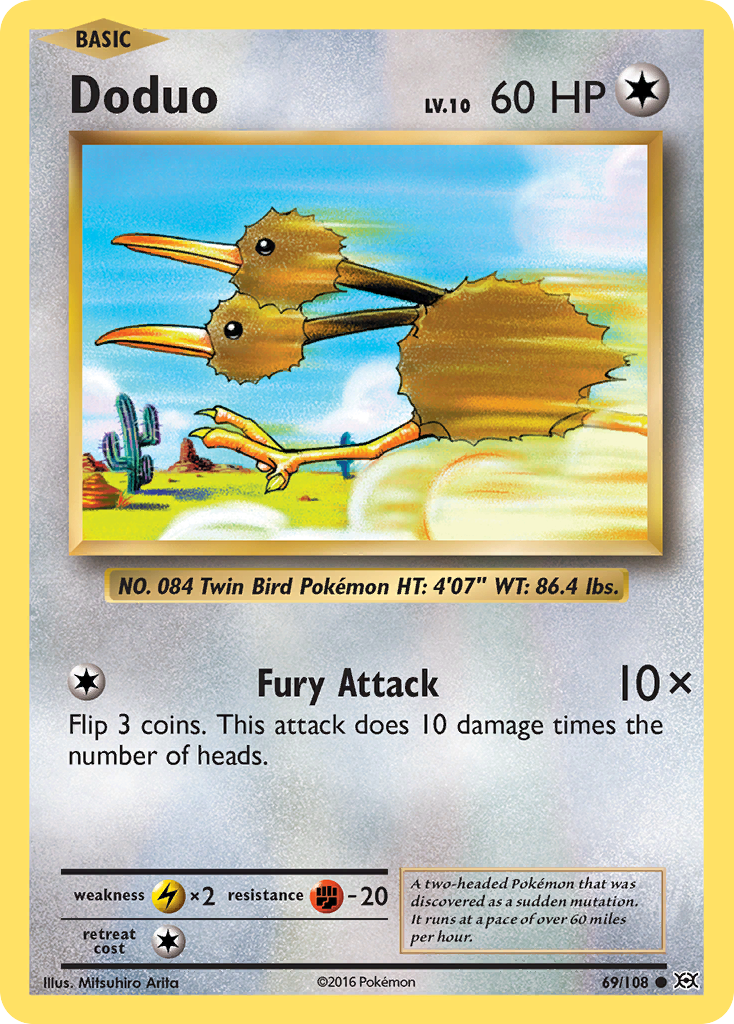 Doduo (69/108) [XY: Evolutions] | The Time Vault CA