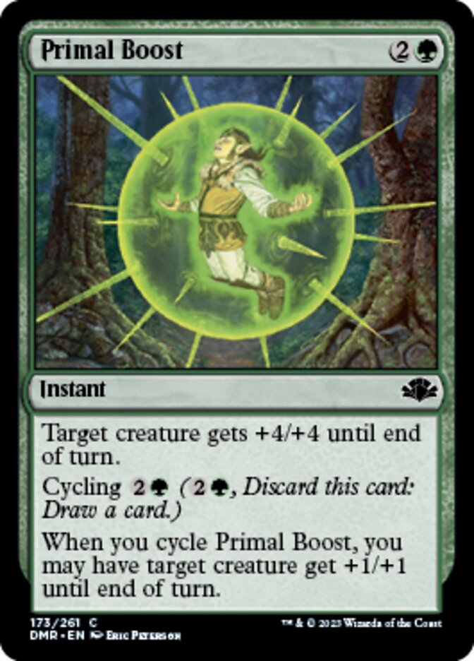 Primal Boost [Dominaria Remastered] | The Time Vault CA