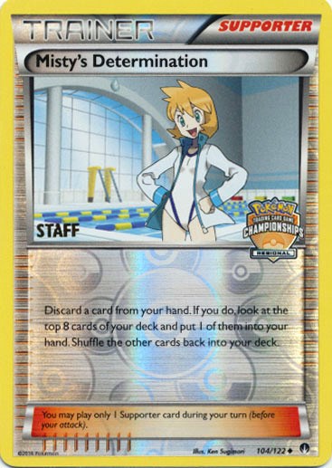 Misty's Determination (104/122) (Regional Championship Promo Staff) [XY: BREAKpoint] | The Time Vault CA