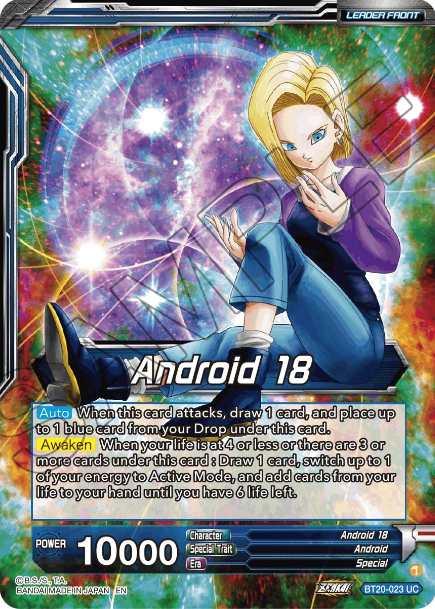 Android 18 // Android 18, Impenetrable Rushdown (BT20-023) [Power Absorbed Prerelease Promos] | The Time Vault CA