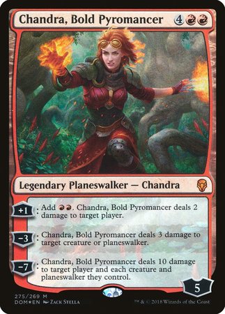 Chandra, Bold Pyromancer [Dominaria] | The Time Vault CA