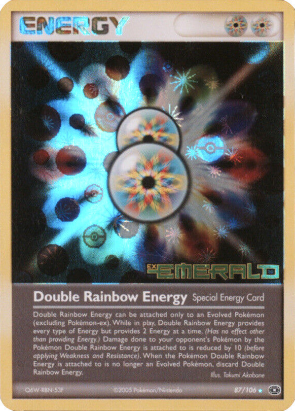 Double Rainbow Energy (87/106) (Stamped) [EX: Emerald] | The Time Vault CA