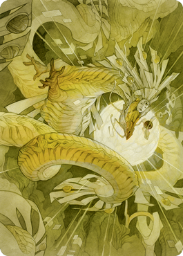 Brilliant Restoration Art Card [Kamigawa: Neon Dynasty Art Series] | The Time Vault CA