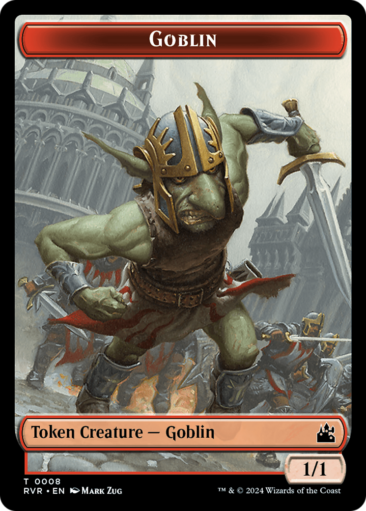 Goblin (0008) // Zombie Double-Sided Token [Ravnica Remastered Tokens] | The Time Vault CA