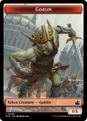 Goblin (0008) // Rhino Double-Sided Token [Ravnica Remastered Tokens] | The Time Vault CA