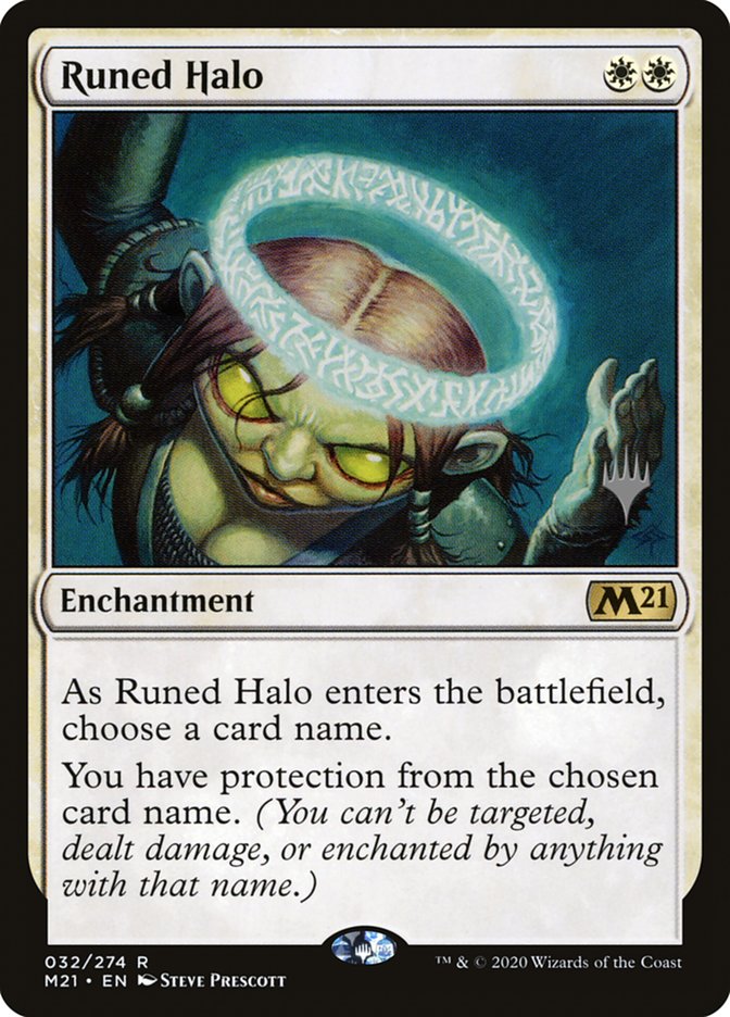 Runed Halo (Promo Pack) [Core Set 2021 Promos] | The Time Vault CA