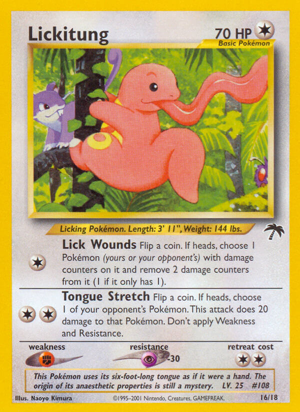 Lickitung (16/18) [Southern Islands] | The Time Vault CA