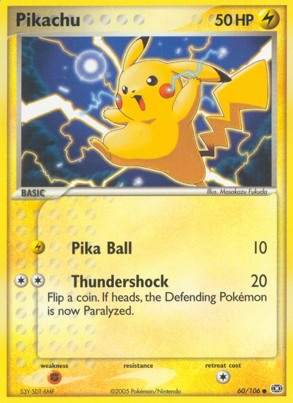 Pikachu (60/106) [EX: Emerald] | The Time Vault CA