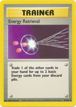 Energy Retrieval (81/102) [Base Set Unlimited] | The Time Vault CA