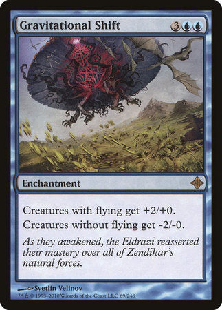 Gravitational Shift [Rise of the Eldrazi] | The Time Vault CA