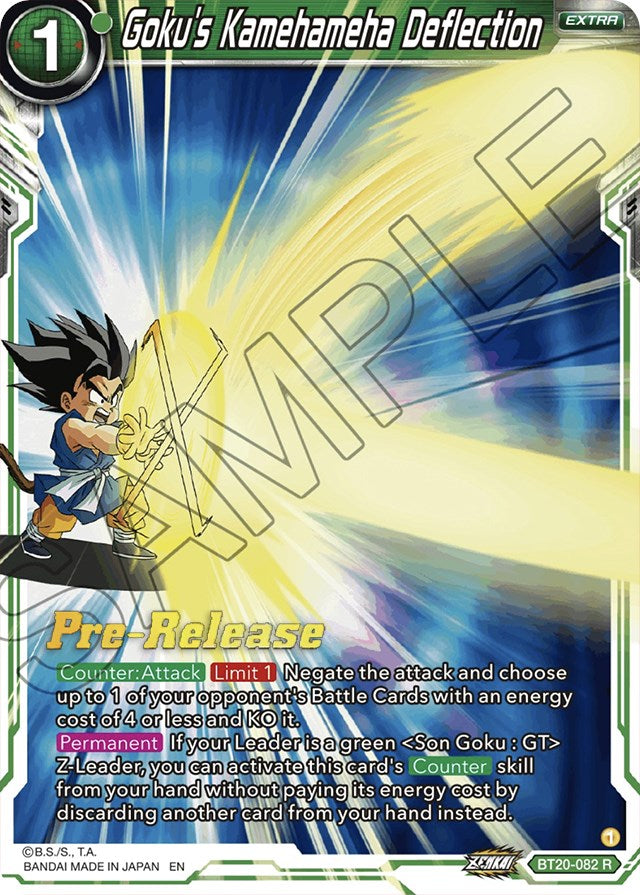 Goku's Kamehameha Deflection (BT20-082) [Power Absorbed Prerelease Promos] | The Time Vault CA