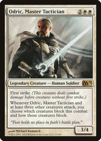 Odric, Master Tactician [Magic 2013] | The Time Vault CA