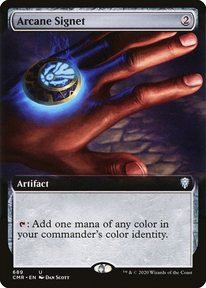 Arcane Signet (Extended Art) [Commander Legends] | The Time Vault CA