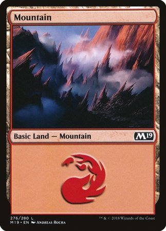 Mountain (276) [Core Set 2019] | The Time Vault CA