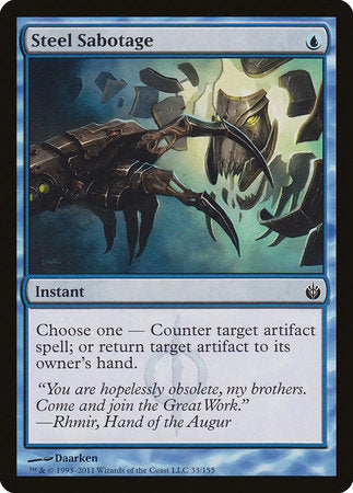 Steel Sabotage [Mirrodin Besieged] | The Time Vault CA