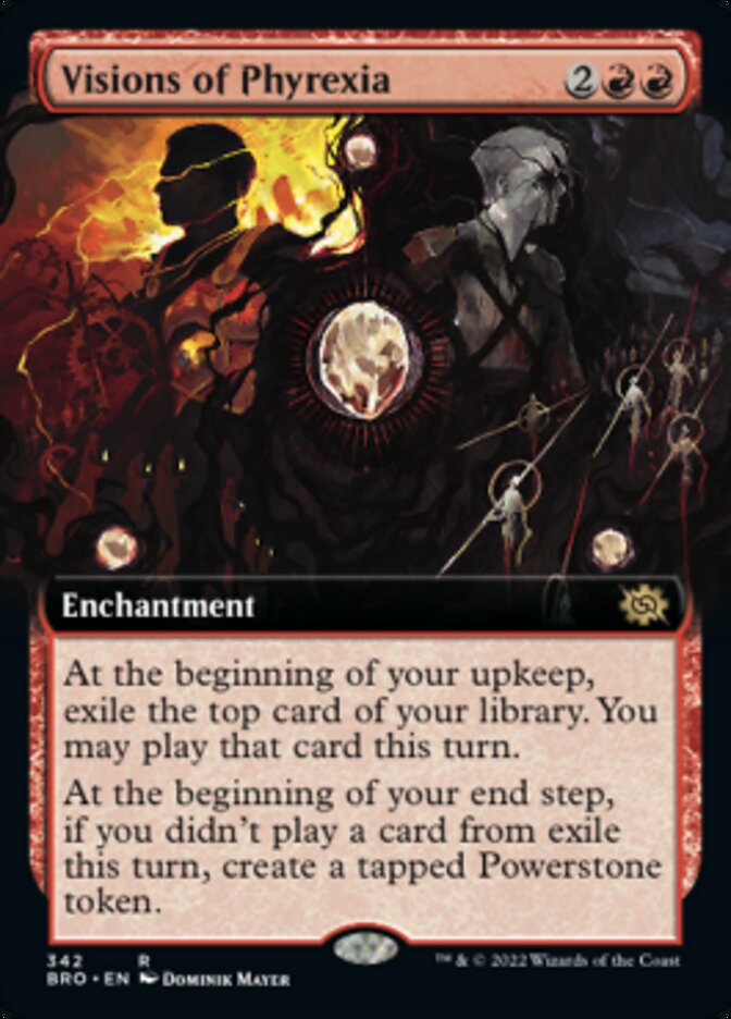 Visions of Phyrexia (Extended Art) [The Brothers' War] | The Time Vault CA