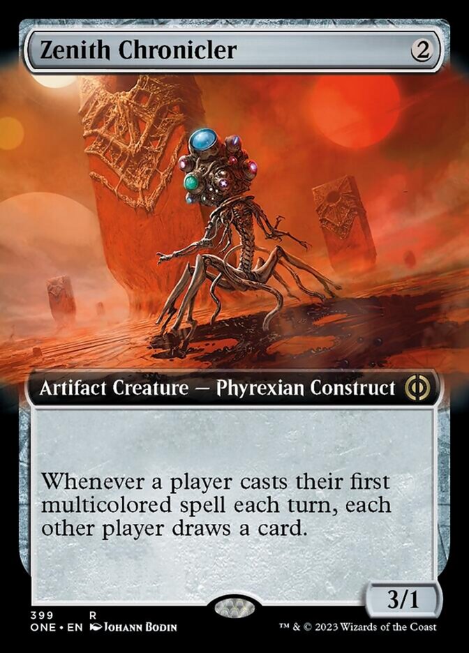 Zenith Chronicler (Extended Art) [Phyrexia: All Will Be One] | The Time Vault CA