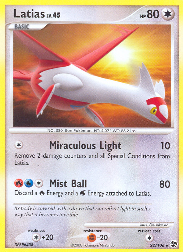 Latias (22/106) [Diamond & Pearl: Great Encounters] | The Time Vault CA