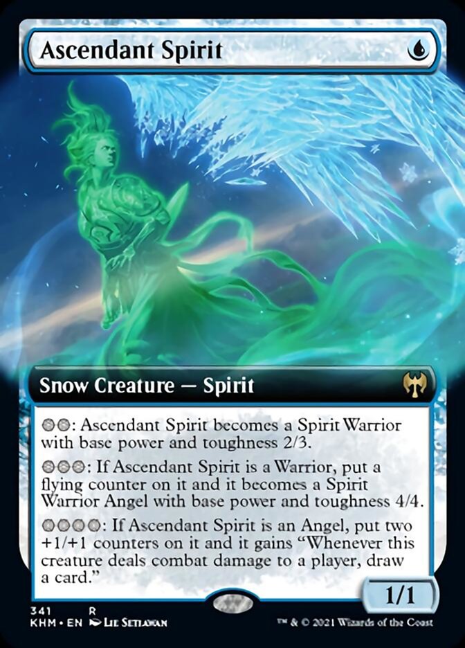 Ascendant Spirit (Extended Art) [Kaldheim] | The Time Vault CA