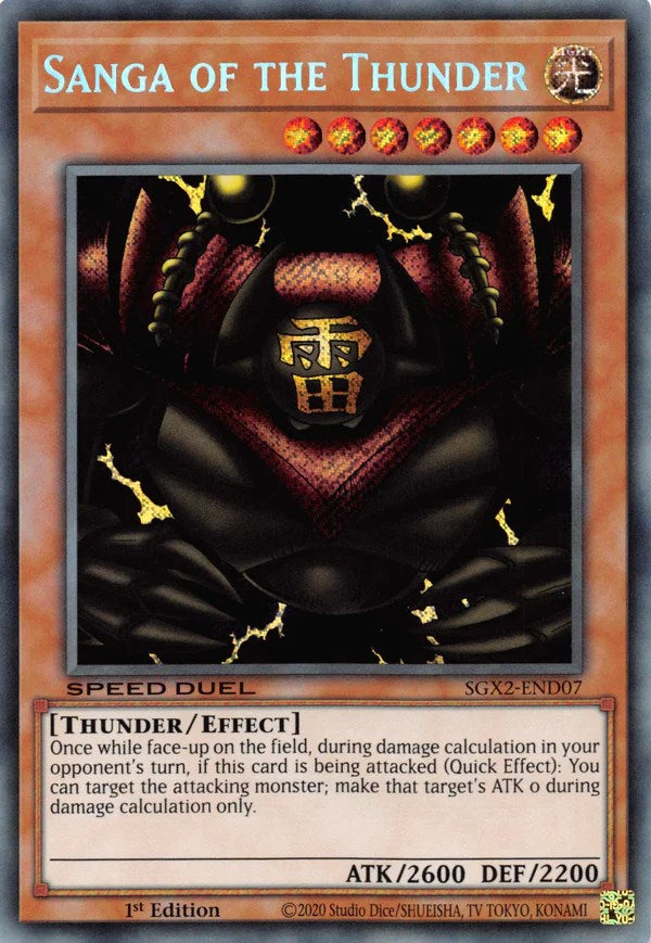 Sanga of the Thunder [SGX2-END07] Secret Rare | The Time Vault CA