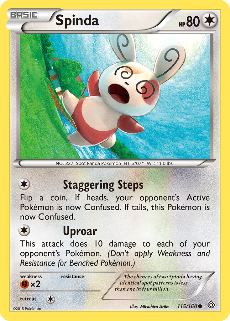 Spinda (115/160) [XY: Primal Clash] | The Time Vault CA