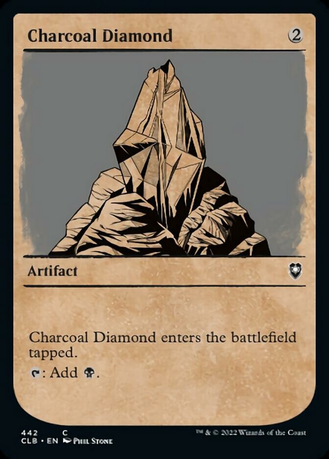 Charcoal Diamond (Showcase) [Commander Legends: Battle for Baldur's Gate] | The Time Vault CA