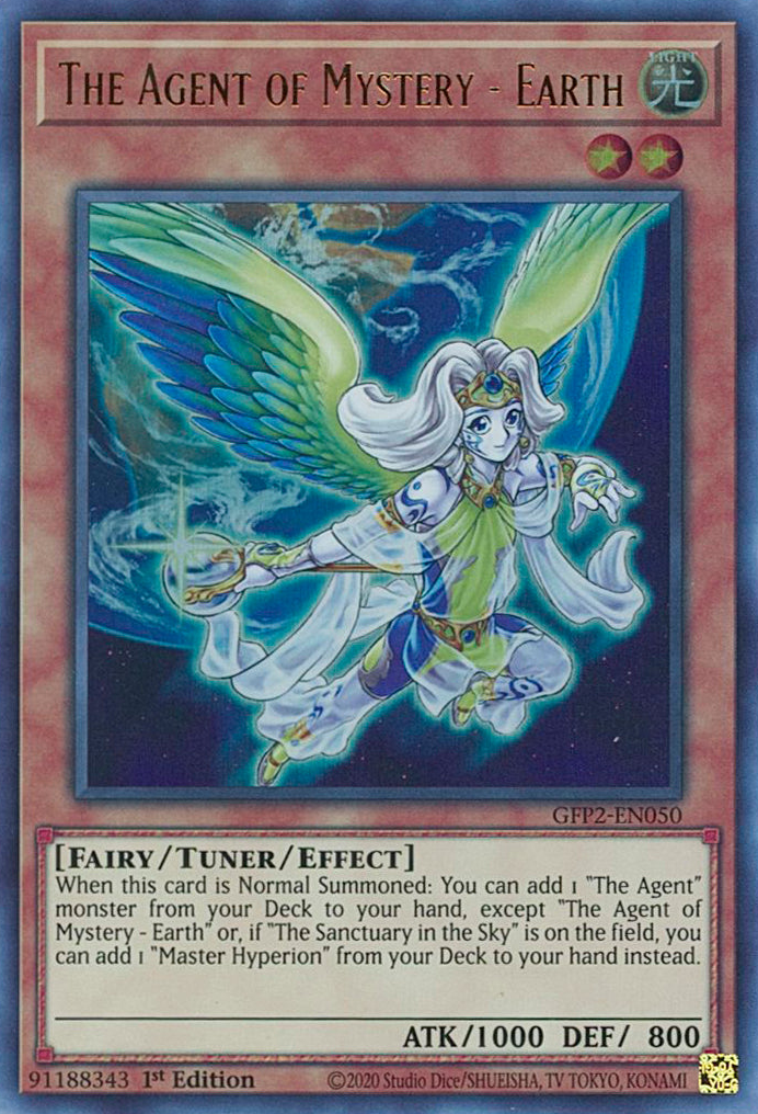 The Agent of Mystery - Earth [GFP2-EN050] Ultra Rare | The Time Vault CA