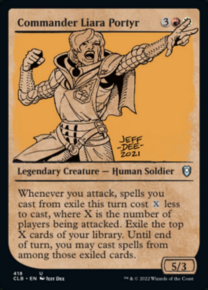 Commander Liara Portyr (Showcase) [Commander Legends: Battle for Baldur's Gate] | The Time Vault CA