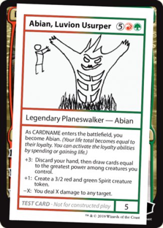 Abian, Luvion Usurper (2021 Edition) [Mystery Booster Playtest Cards] | The Time Vault CA