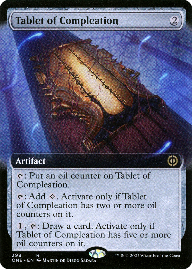 Tablet of Compleation (Extended Art) [Phyrexia: All Will Be One] | The Time Vault CA