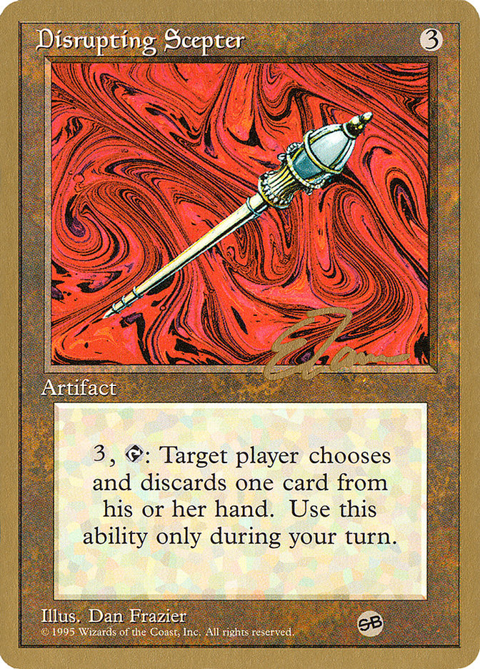 Disrupting Scepter (Eric Tam) (SB) [Pro Tour Collector Set] | The Time Vault CA