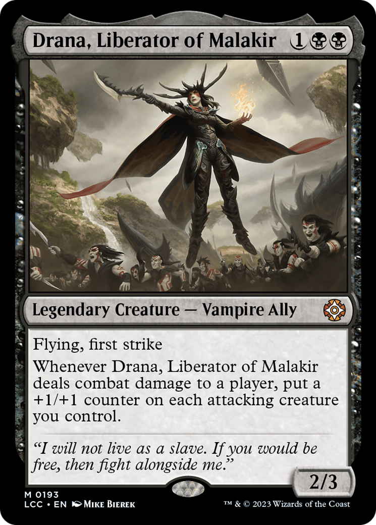 Drana, Liberator of Malakir [The Lost Caverns of Ixalan Commander] | The Time Vault CA