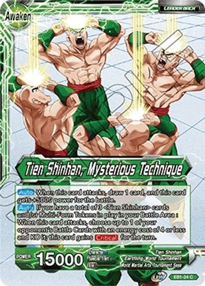 Tien Shinhan // Tien Shinhan, Mysterious Technique (EB1-024) [Battle Evolution Booster] | The Time Vault CA