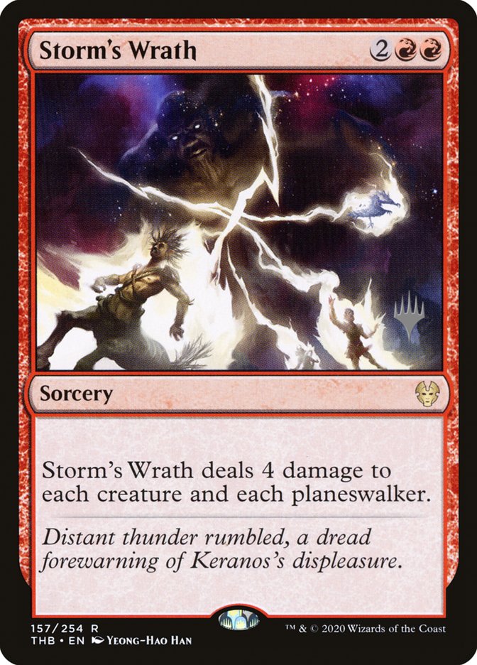 Storm's Wrath  (Promo Pack) [Theros Beyond Death Promos] | The Time Vault CA