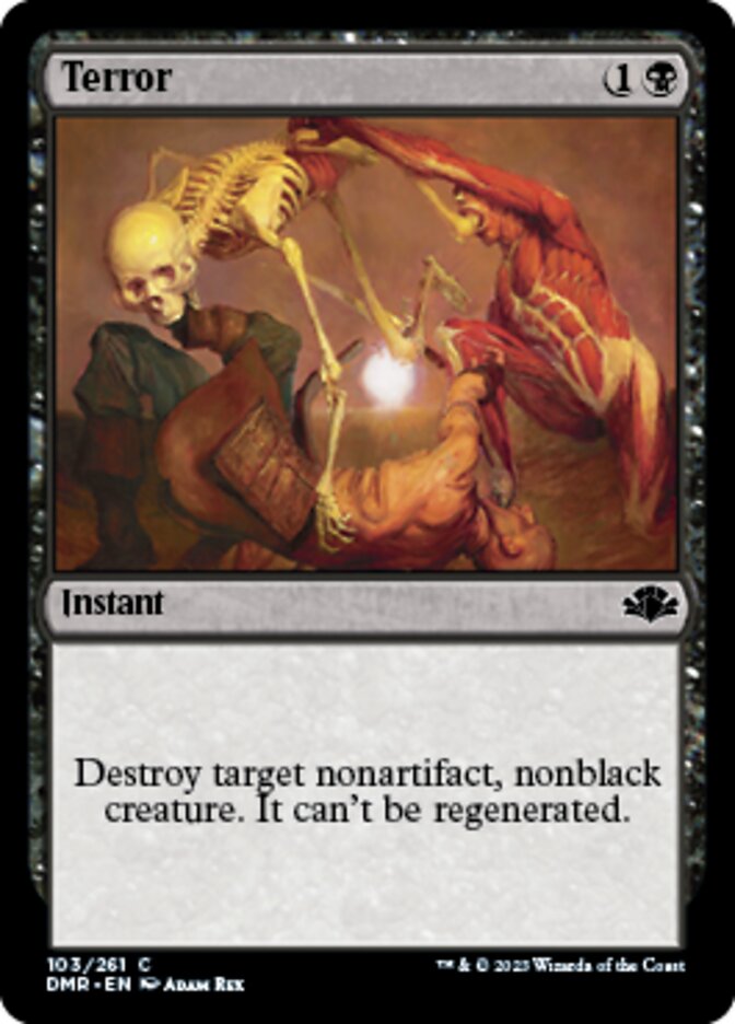 Terror [Dominaria Remastered] | The Time Vault CA