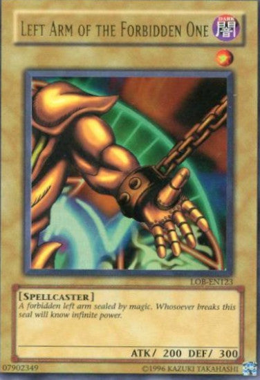 Left Arm of the Forbidden One [LOB-EN123] Ultra Rare | The Time Vault CA