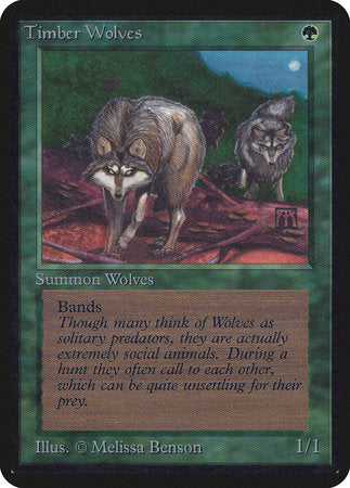 Timber Wolves [Limited Edition Alpha] | The Time Vault CA
