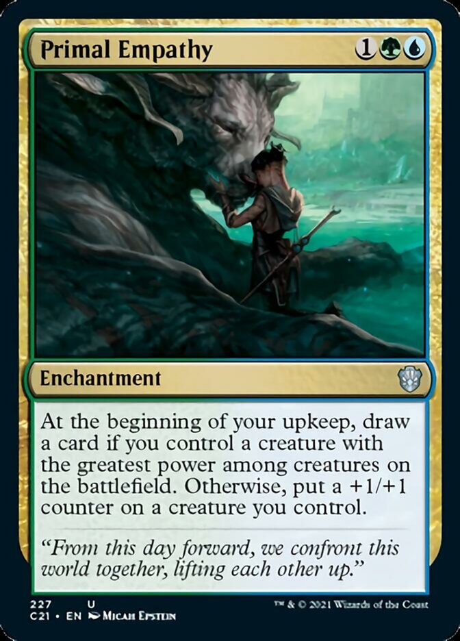 Primal Empathy [Commander 2021] | The Time Vault CA