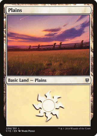 Plains (338) [Commander 2016] | The Time Vault CA