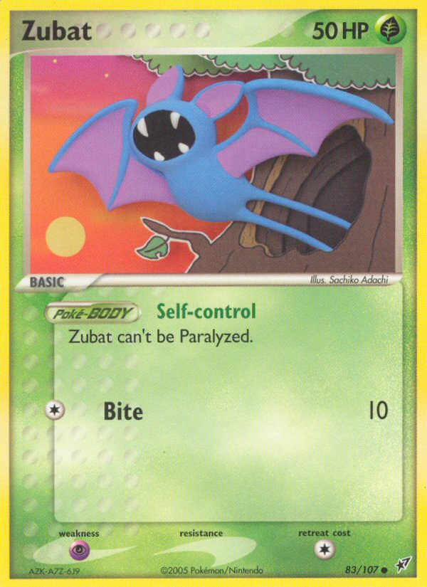 Zubat (83/107) [EX: Deoxys] | The Time Vault CA