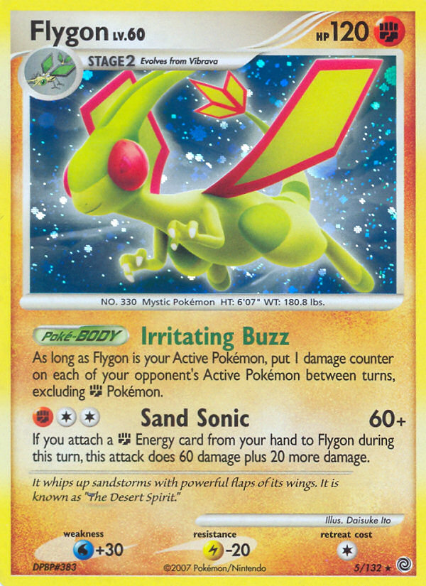 Flygon (5/132) [Diamond & Pearl: Secret Wonders] | The Time Vault CA