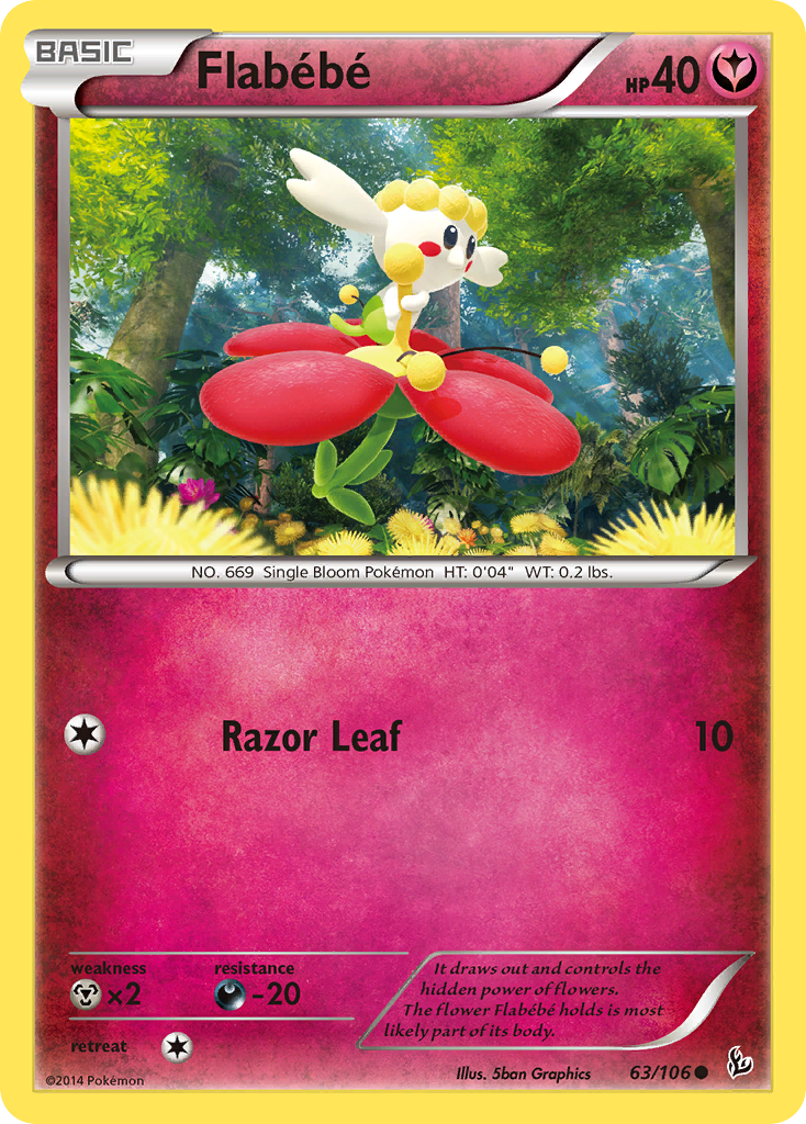 Flabebe (63/106) [XY: Flashfire] | The Time Vault CA