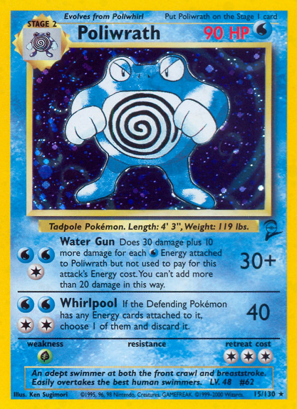 Poliwrath (15/130) [Base Set 2] | The Time Vault CA