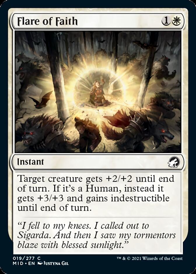 Flare of Faith [Innistrad: Midnight Hunt] | The Time Vault CA